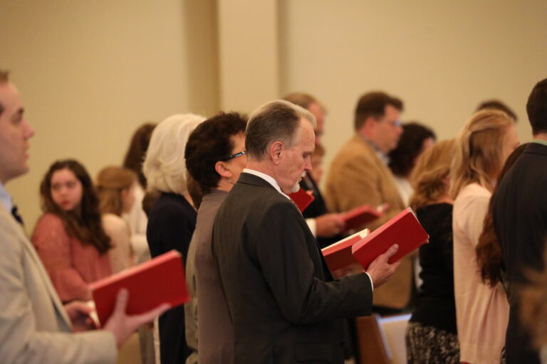 We sing the old hymns