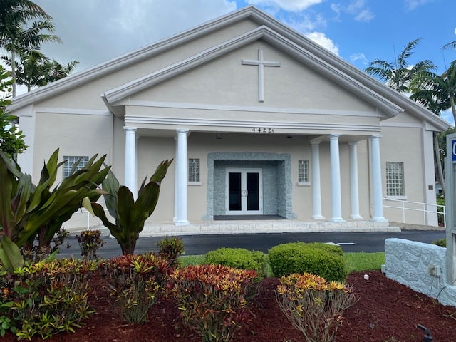 Front of church April 2022